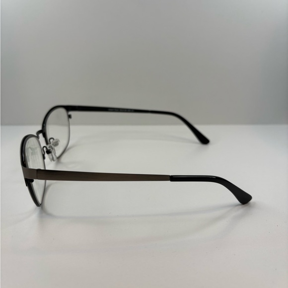 FRAMES ONLY - Eyebuydirect Upper East 55•18•140 Grey/Silver Eyeglasses unisex - Picture 3 of 12